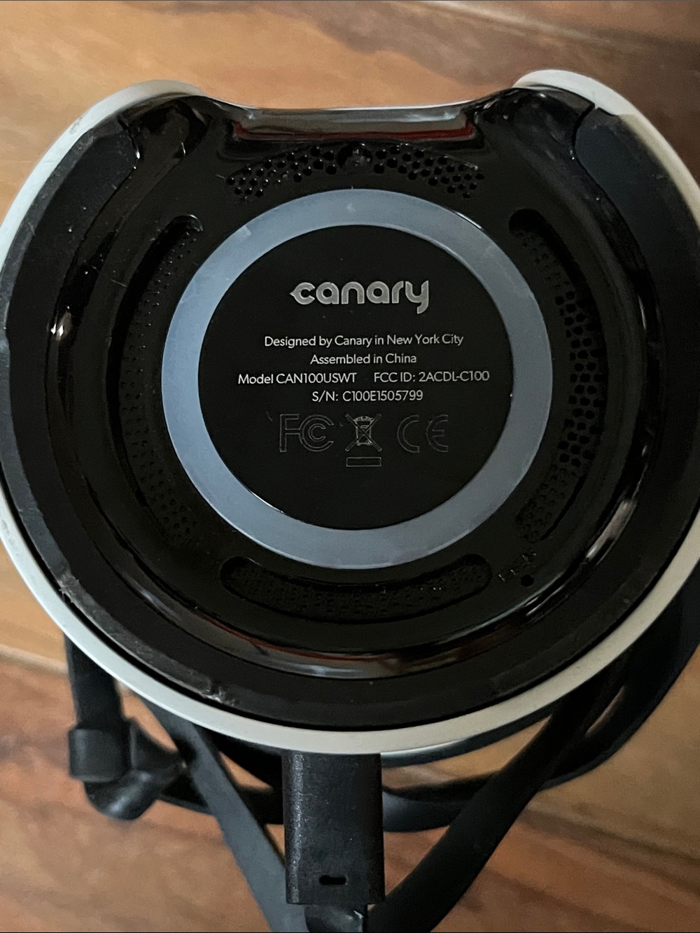Indoor Security Camera - Black and Silver